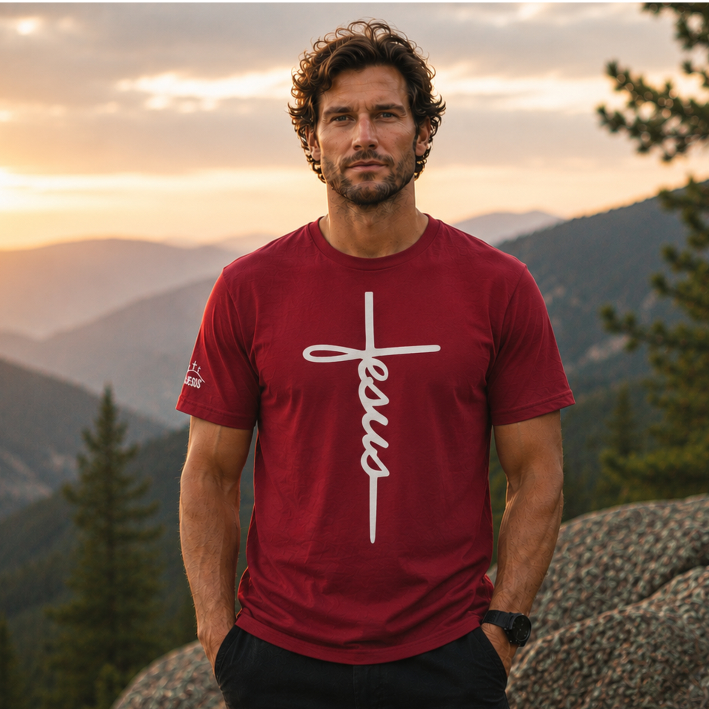 Simple Jesus - Short Sleeve Dark