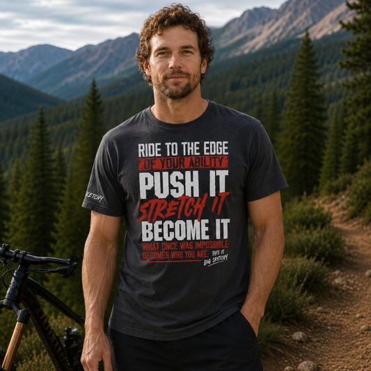 Ride to the Edge of Ability - Dark Short Sleeve